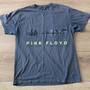Pink Floyd Charcoal Tee with Neon Accents